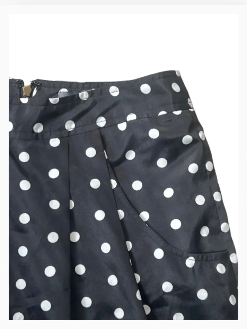 Y2K Forever‎ 21 Festival Ready Black Polka Dot High-Waist Shorts